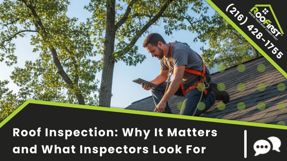 Roofirst Thumbnail Blog Roof Inspection_ Why It Matters and What Inspectors Look For